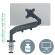 Braccio salvaspazio - per 1 monitor - grigio scuro - Leitz - 64890089 - 4002432134663 - DMwebShop - 1