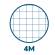 Maxi Quaderno Monocromo - Cartonato - A4 - Quadretti 4 mm - 80 gr - 60+2 Fogli - colori assortiti - conf. 5 pezzi - Pigna - 00716784M - 8005235161054 - DMwebShop - 1
