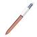 Penna a sfera a scatto 4 colori Rose 1 mm scatola 12 pezzi 504894 - 1346 - 2
