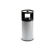 Gettacarte-posacenere autoestinguente - 40 lt - Ø 31 cm - altezza 80 cm - grigio - Stilcasa - F453612 - DMwebShop