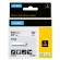 Nastro Rhino - 9 mm x 5,5 mt - vinile - nero-bianco - Dymo - 18443 - 71701184436 - DMwebShop