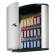 Cassetta portachiavi da parete Key Box 30,2x11-8x28 cm 18 posti grigio - 10438