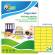 Etichette adesive LP4F in carta con margini permanenti 70 x 36 mm 70 fogli - 10060