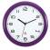Orologio da parete Hornew diametro 30 cm viola - 11372