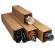 Scatola a tubo Square Box chiusura strip - 10,5 x 10,5 x 43,5 cm - avana - conf. 10 pezzi - Bong Packaging - 311600010 - 4250414139308 - DMwebShop - 1