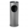 Gettacarte-posacenere - 17 lt - Ø 24,3 cm - altezza 66,5 cm - grigio - Stilcasa - F452602 - DMwebShop