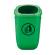 Cestino gettacarte Classic da esterni 40,4 x 34,8 x 74,5 cm 50 lt verde Medial 102050 - 11498