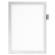 Cornice adesiva Duraframe Note pannello magnetico A4 21 x 29,7 cm argento - 13314