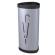 Portaombrelli diametro 26 cm H 60 cm metallo silver Alba PMTRIA2 M - 11542