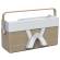 Organizer portatile da scrivania Ergobox S - 42,5 x 23 x 15 cm - legno-PET-ABS - legno-bianco-grigio - Alba - DKBOX - 3129710017713 - DMwebShop - 2