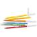 Pennarelli punta fine - colori assortiti - secchiello 96 pezzi - Primo - 614PEN96B - 8006919016141 - DMwebShop - 1