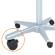 Lavagna portablocco Classic con ruote - 100 x 70 cm - bracci estensibili - bianco - Nobo - 1901920 - 5028252170918 - DMwebShop - 4