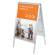 Cavalletto bifacciale A Frame - cornici a scatto - 841 x 594 mm - A1 - Nobo - 1902206 - 5028252193603 - DMwebShop - 1