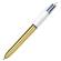Penna sfera scatto multifunzione 4 Colors Shine - punta 1 mm - fusto oro - conf. 12 pezzi - Bic - 982878 - 3086123537620 - DMwebShop - 1