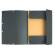 Cartellina con elastico - cartoncino lustre' - 3 lembi - 400 gr - 24 x 32 cm - grigio - conf. 25 pezzi - Exacompta - 55511E - 3130630555117 - DMwebShop - 1