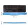 Poggiapolsi da tastiera - gel - blu trasparente - Fellowes 91137 - 9113709 - 77511911378 - DMwebShop - 1