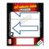 Etichette adesive simbolo freccia blu - alto - in carta - permanenti - 115 x 70 mm - 2 etic. Per foglio - 10 fogli - bianco - Markin - 10059 - 8007047038487 - DMwebShop