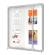 Bacheca per interni - fondo in metallo - 12 fogli - A4 - ante scorrevoli - Nobo - 1902570 - 5028252063760 - DMwebShop