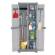 Armadio Domino Wave - Base 3700 UW - 2 ante -70 x 43,8 x 181,8 cm - PPL - grigio - Terry - 1002565 - 8005646025655 - DMwebShop