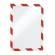 Cornice adesiva Duraframe Security A4 - pannello magnetico - 21 x 29,7 cm - rosso-bianco - conf. 2 pezzi - Durable - 4944-132 - 4005546406565 - DMwebShop