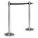 Colonnina segnapercorso cromata - altezza 100 cm - nastro retrattile nero da 210 cm - Securit - RS-RT-RVS-BL-SET - 8718226496362 - DMwebShop