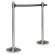 Colonnina segnapercorso cromata - altezza 100 cm - nastro retrattile grigio da 210 cm - Securit - RS-RT-RVS-GY-SET - 8717624242182 - DMwebShop