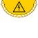 Adesivo segnalatore da terra Take Care - Rischio elettrico - 70 x 35 cm - Cep - 7010-15 - 3462159009216 - DMwebShop