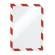 Cornice Duraframe Security adesiva pannello magnetico A4,21 x 29,7 cm rosso bianco - 13667