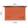 Cartella sospesa Cartesio Plus - cassetto - interasse 33 cm - fondo V - 31,25 cm - arancio - conf. 25 pezzi - Bertesi - 300/330 LINK-A2 - 8058983261224 - DMwebShop - 1