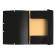 Cartellina con elastico - cartoncino lustre' - 3 lembi - 400 gr - 24 x 32 cm - nero - conf. 25 pezzi - Exacompta - 55501E - 3130630555018 - DMwebShop - 1