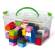 Mattoncini Midi da costruzione - in ABS - colori assortiti - bauletto da 70 pezzi - Cwr - 12353/1 - 8004957123531 - DMwebShop - 2