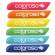 Gomma soft touch - 8 cm - colori assortiti - expo 48 pezzi - Colorosa - 360100 - 8004428045447 - DMwebShop - 1