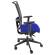 Poltrona semidirezionale Zoea - con ruote e braccioli - schienale rete nero - seduta blu - Unisit - ZOEA/BR/LB - 8050043743848 - DMwebShop - 1