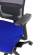 Poltrona semidirezionale Zoea - con ruote e braccioli - schienale rete nero - seduta blu - Unisit - ZOEA/BR/LB - 8050043743848 - DMwebShop - 2