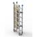 Trabattello Dinamico - alluminio - 168 x 75 cm - altezza 180 cm - Marchetti - 20939 - 8021227006424 - DMwebShop - 1