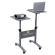 Carrello Twin per proiettori multimediali 2 ripiani con ruote 86 x 60 x 120 cm grigio Nobo 1900791 - 19863 - 1