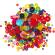 Bottoni - in plastica - colori assortiti - conf. 650 pezzi - Deco - 12029 - 8004957120295 - DMwebShop - 2