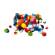 Pom-pon a strisce - 10-35 mm - colori assortiti - busta 100 pezzi - Deco - 12613 - 7394311921240 - DMwebShop - 1