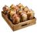 Cassetta per alimenti - 32,5 x 26,5 x 7 cm - legno di acacia - Leone - S5004 - 8024112632029 - DMwebShop - 1