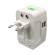 Adattatore da viaggio universale 2 prese USB - bianco - MKC - 492519363 - 8006012370720 - DMwebShop - 1