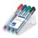 Marcatore Lumocolor Flipchart 356 - punta tonda - tratto 2 mm - astuccio 4 colori - Staedtler - 356WP4 - 4007817356142 - DMwebShop