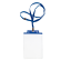 Portanome Pass 6S-P cordoncino blu - 10 x 15 cm (A6) blu - conf. 10 pezzi - Sei Rota - 31841607 - DMwebShop