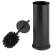 Portascopino Vic diametro 9,5 cm altezza 40 cm acciaio inox nero satinato Perfetto 28041 - 30095 - 1