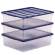 Contenitore multiuso 32 x 40 x 11 cm - 12 lt - PP - con coperchio blu - trasparente - Fellowes - Bankers Box - 100135769 - 43859804832 - DMwebShop - 2