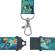Cordoncino per portabadge - in Rpet - fantasia tropicale - 440 x 20 mm - Conf. 10 pezzi - Avery - R4828T - 5014702149429 - DMwebShop - 1