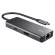 Adattatore multiporta Dalyx - USB-C 6 in 1 - alluminio-argento - Trust - 24968 - 8713439249682 - DMwebShop - 1