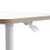 Scrivania Compatta pneumatica Sit Stand mobile 80 x 60 x 75 cm bianco - 1041 - 1