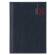 Agenda giornaliera 2026 copertina in carta imbottita 14,5 x 20,5 cm blu - 3590
