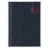 Agenda giornaliera 2026 copertina in carta imbottita 14,5 x 20,5 cm blu - 3590