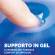 Poggiapolsi da tastiera - gel - blu trasparente - Fellowes 91137 - 9113709 - 77511911378 - DMwebShop - 2